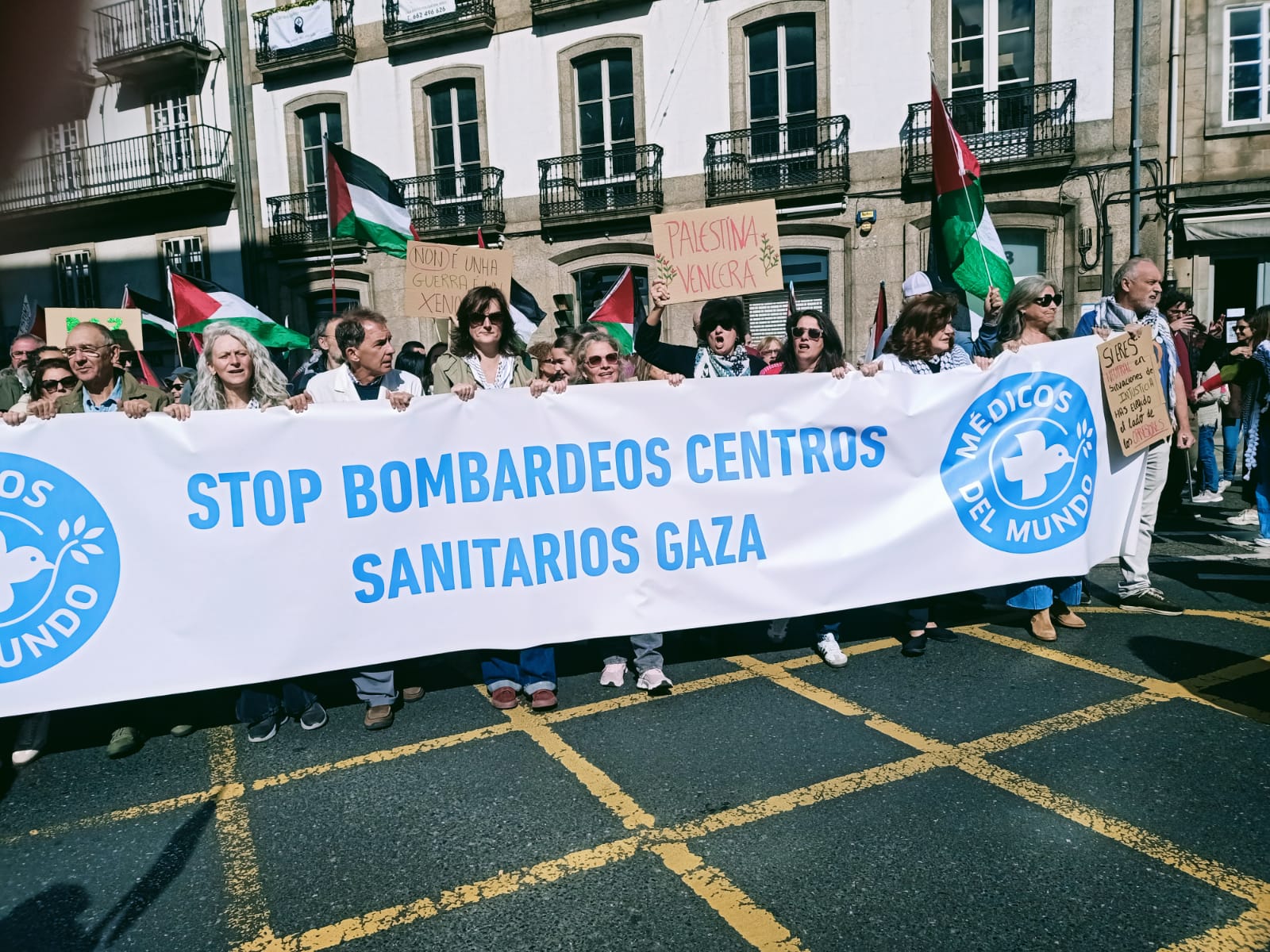 Movilizaciones en Santiago de Compostela contra el asedio en Gaza, 5 de octubre. Movilizaciones en Santiago de Compostela contra el asedio en Gaza, 5 de octubre.