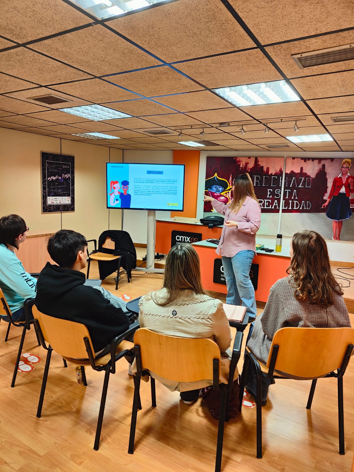 Espacio de encuentro feminista.